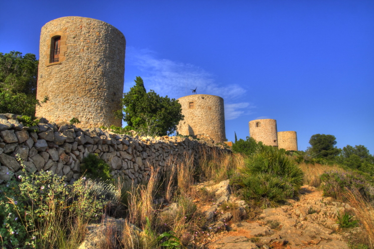 Molinos tradicionales en Xàbia