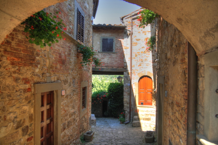 Montefioralle, Toscana, Italia, Florencia