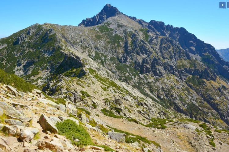 Vistas al Monte d'Oro desde Muratellu, Córcega, Francia