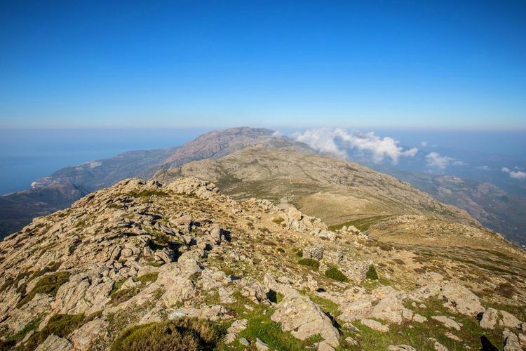 Vistas desde Monte Stello, Francia, Córcega