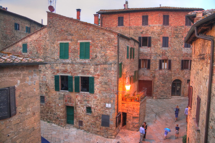 Monticchiello, Toscana, Italia