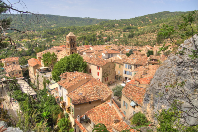 Panorámica de Moustiers