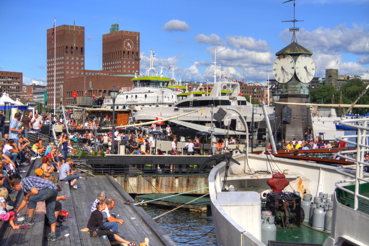 Aker Brygge, Oslo, Noruega
