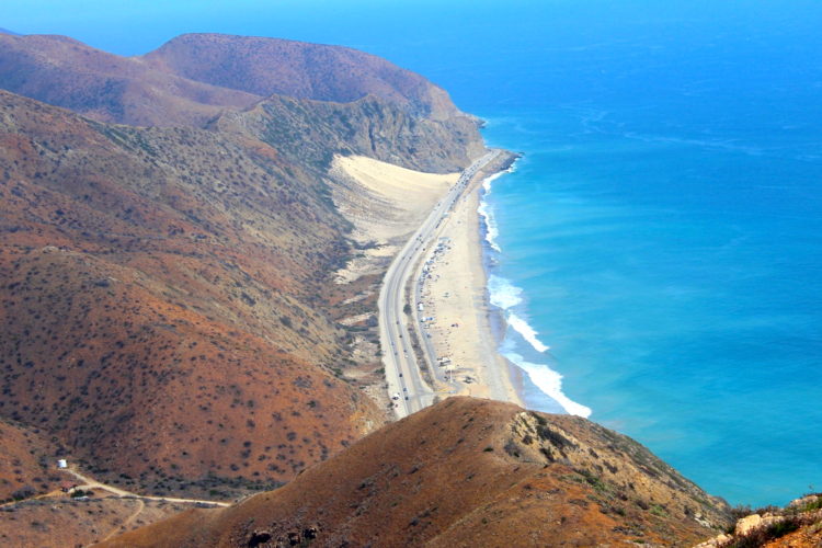 Vista desde Mugu Peak, California, USA