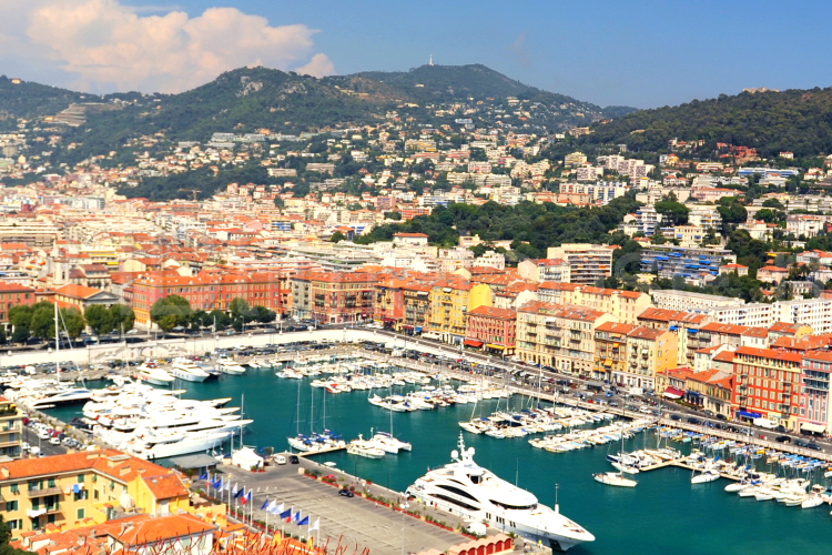 Puerto de Niza, Costa Azul, Francia