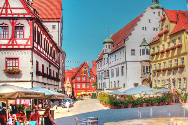 Nördlingen, Franconia, Baviera, Alemania