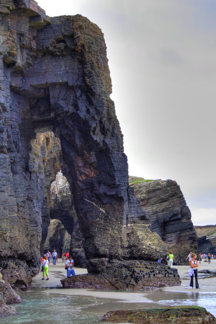 Arcos de la playa de Las Catedrales, Lugo, Ribadeo, Galicia