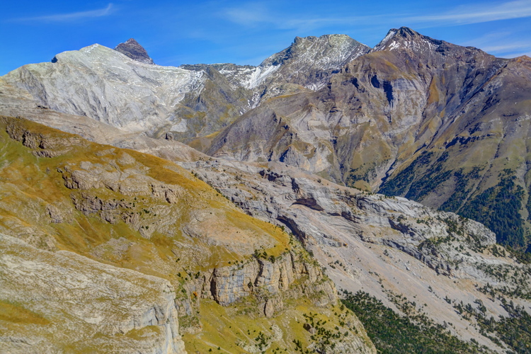 Paisaje a lo largo de la subida