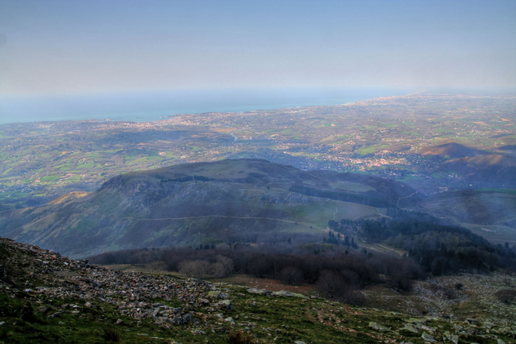 Amplio panorama desde la cima