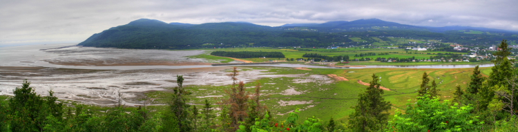 Panorama completo de Baie-Saint-Paul