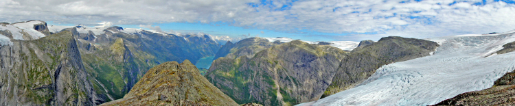 Briksdalsbreen, Noruega, Kattanakken, Sogn og Fjordane