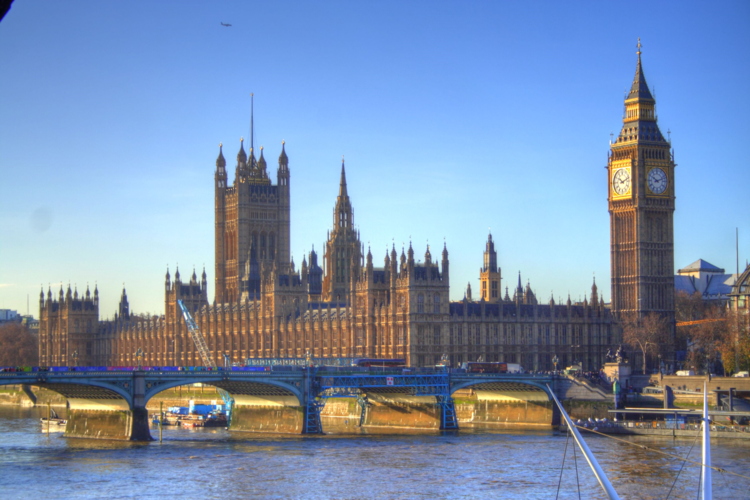 Houses of Parliament, Londres, UK, Reino Unido, Puente de Westminster