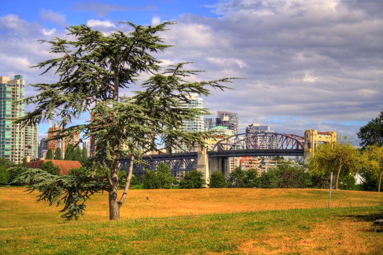 Vistas desde el parque Vanier, Vancouver, Canada, British Columbia