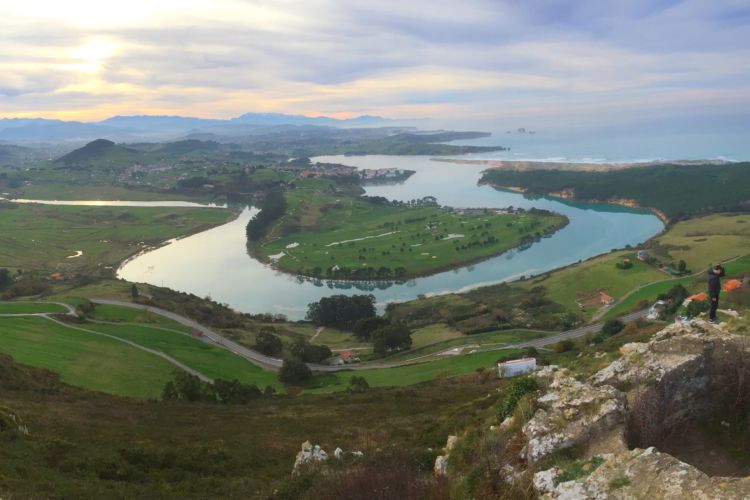 Vista desde la Picota, Liencres, Cantabria