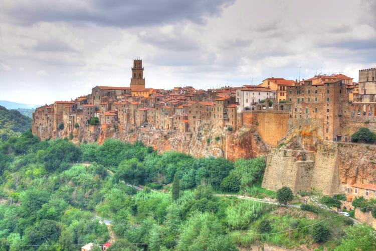 Pitigliano, Toscana, Italia