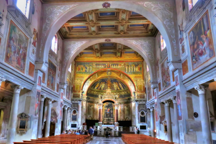 Santa Práxede, Roma, Italia