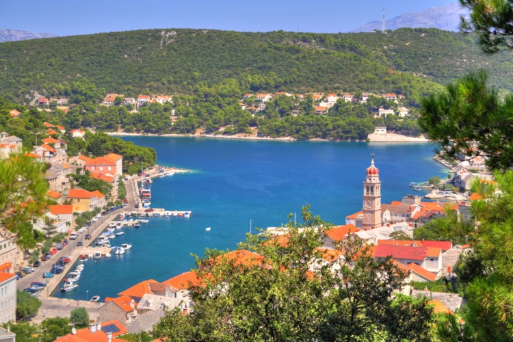 Pučišća, isla de Brac, Croacia