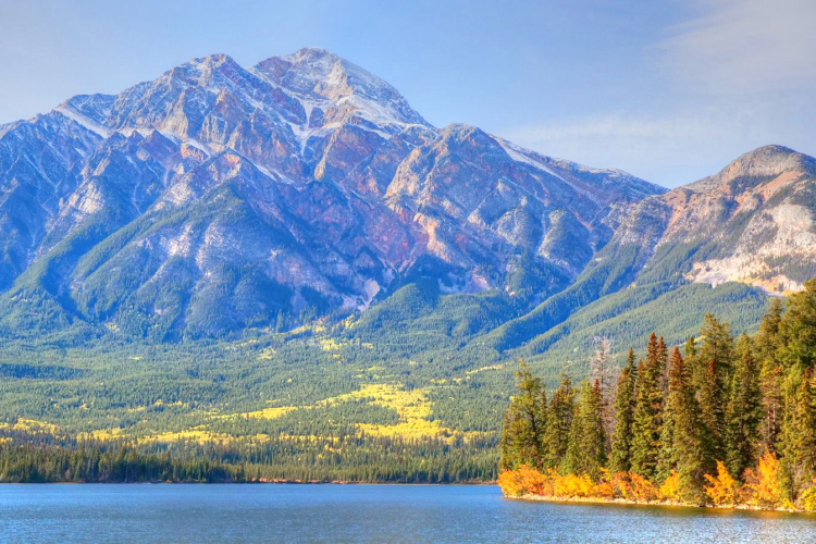 Mount Pyramid, British Columbia, Canada, Jasper National Park