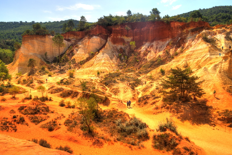 Colorado de Rustrel, Francia, Provenza