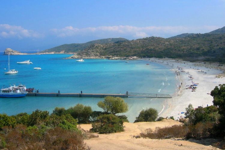 Playa de Saleccia, Córcega, Francia