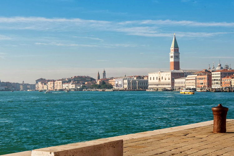 Vistas desde Santa Elena, Venecia, Italia