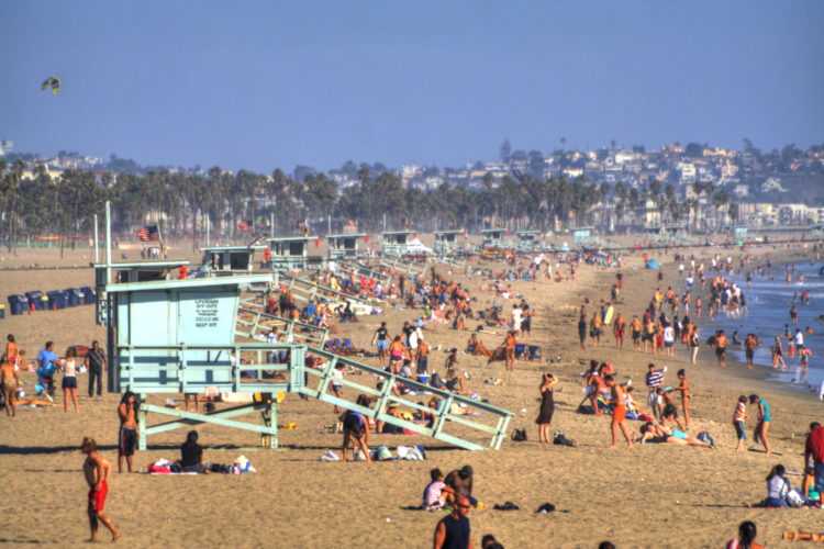 Playa de Santa Mónica, California, USA