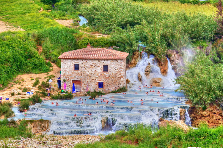 Saturnia, Toscana, Italia