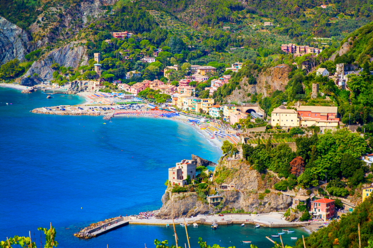 Sendero desde Monterosso, Cinque Terre, Italia