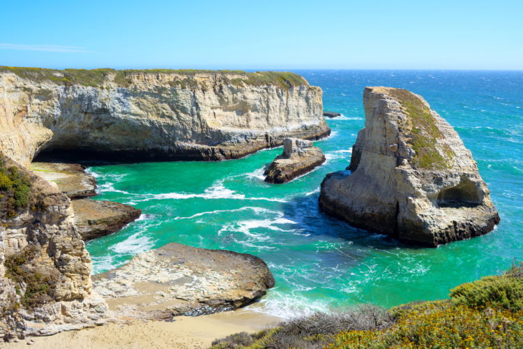 Shark Fin Cove, California, USA