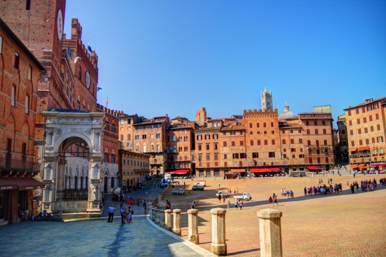 Il Campo, Siena, Toscana, Italia