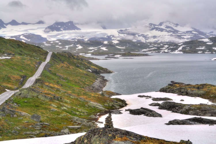 Carretera turística de Sognefjellet, Noruega, fiordos