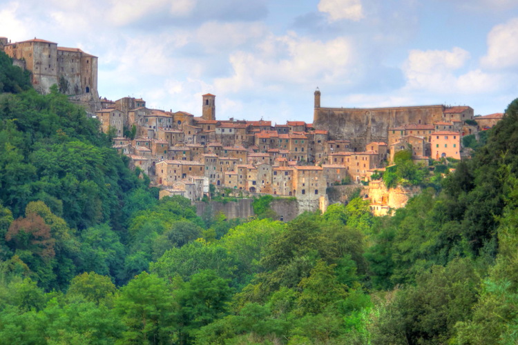 Sorano, Toscana, Italia