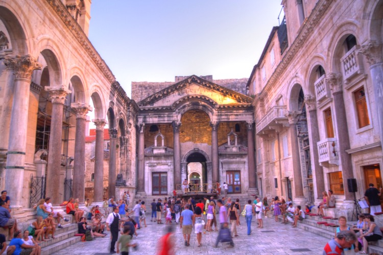 Palacio de Diocleciano en Split, Croacia