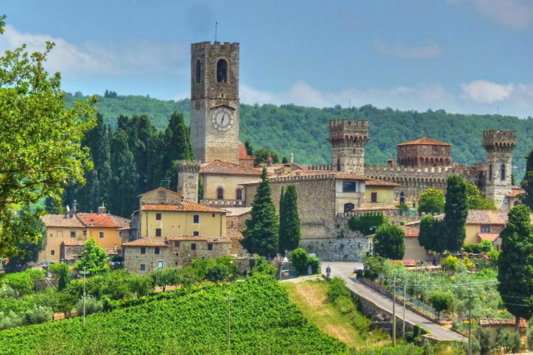 Tavarnelle in Val di Pesa, Toscana, Italia, Passignano, Florencia