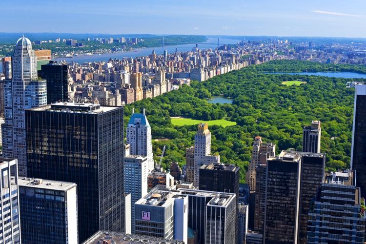 Vistas desde Top of The Rock, Nueva York, USA