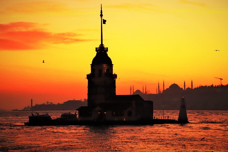 Torre de Kiz Kulez, Estambul, Turquía