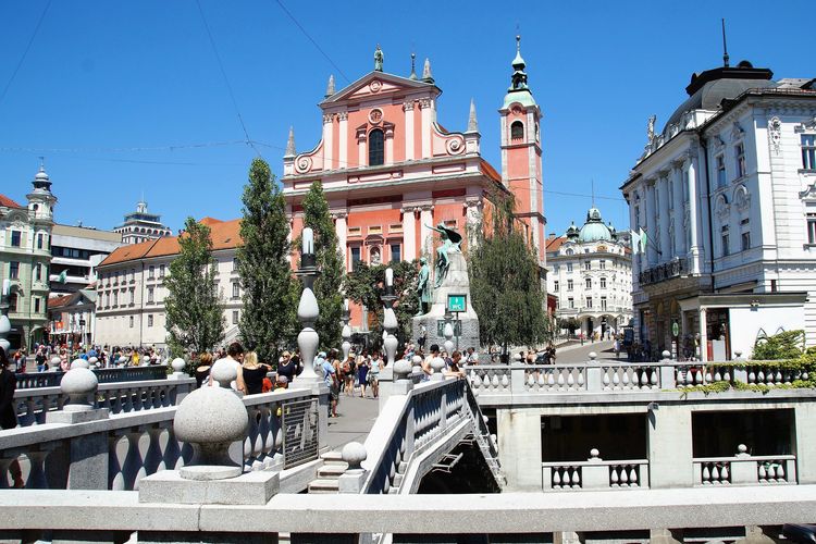Los Tres Puentes, Ljubljana, Eslovenia