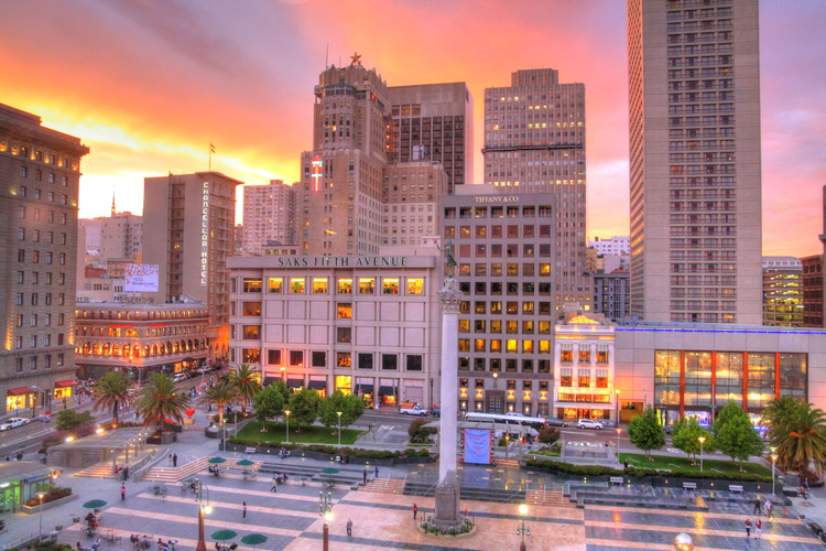 Union Square, San Francisco, USA, California