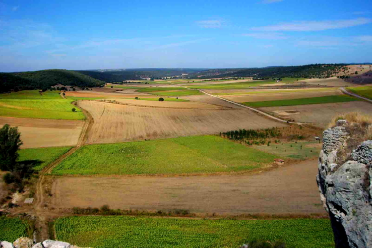 Vistas del Valle de La Sangre, Calatañazor