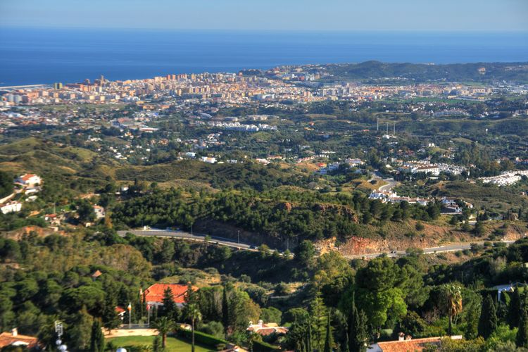 Vistas desde Mijas, Málaga, Andalucía