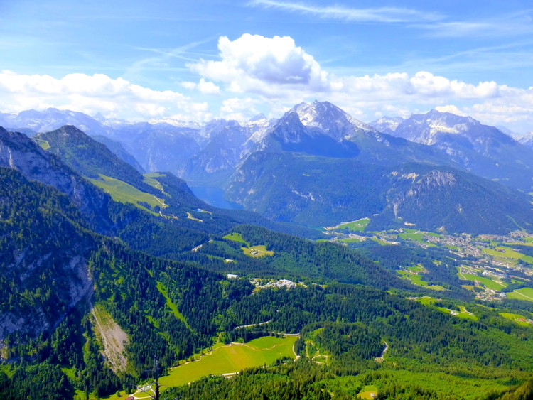 Vistas desde el nido del Águila, Berchtesgaden, Baviera, Alemania