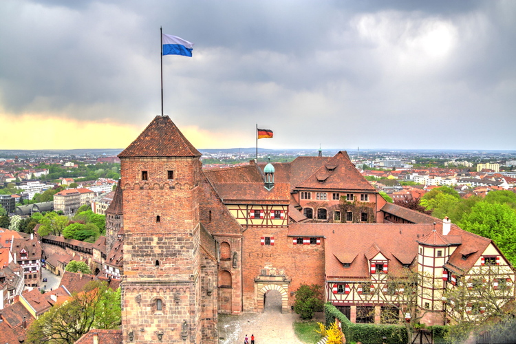 Vistas desde la torre circular del castillo