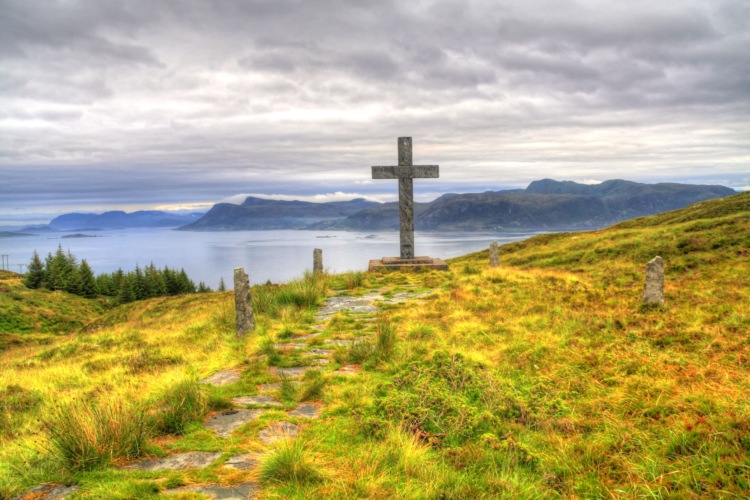 Otra vista desde Vestkapp, Noruega, fiordos