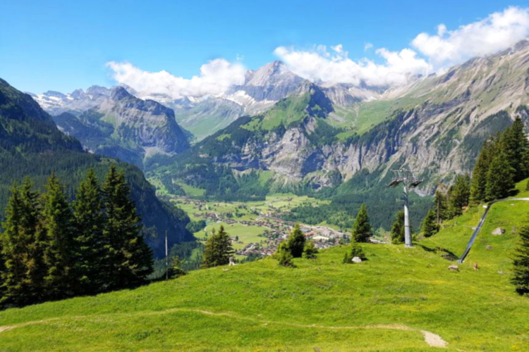 Vistas estación teleférico, Kandersteg