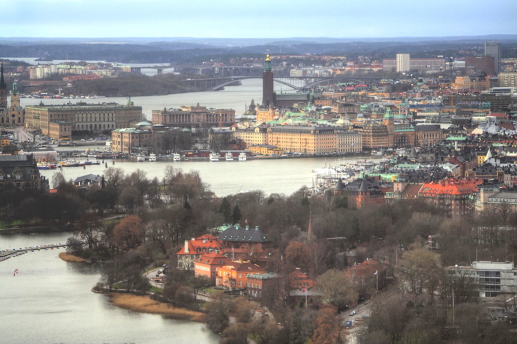 Vistas desde la torre de TV