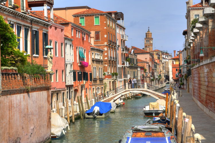 Zattere, Venecia, Italia