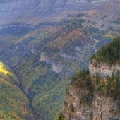 Vistas hacia el valle de Ordesa