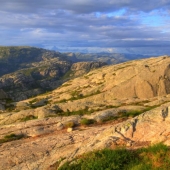 Paisaje en la meseta superior cerca del Púlpito