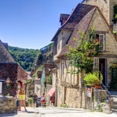 Parte inferior de Rocamadour