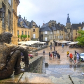 Plaza principal de Sarlat